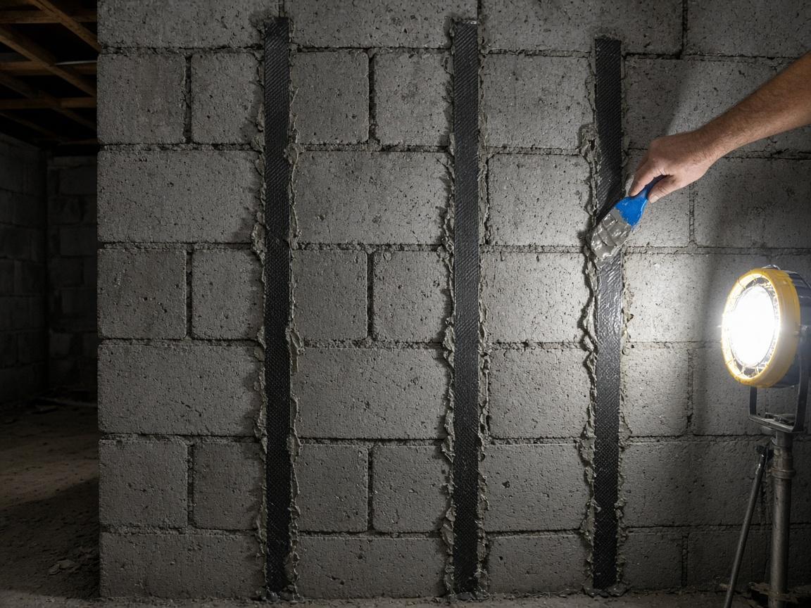 Bowed Basement Wall Repair